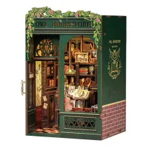 Puzzle Miniaturowy domek mini Book Nook Ksi�garnia pod sow� Habarri