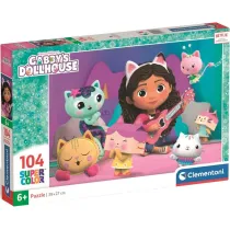 Puzzle 104 el. SuperColor. Gabby's Dollhouse Clementoni