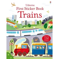 First Sticker Book Trains wer. angielska