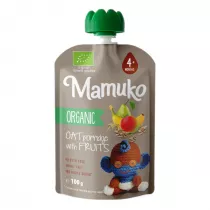 Mamuko Organiczny MUS Owocowy z Patkami Owsianymi 100 g Bio