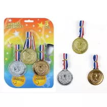 Medale 3szt Adar