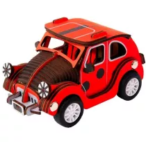 Puzzle drewniane 3D Samochd Beetle 65 elementw Robotime
