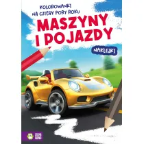 Kolorowanki na cztery pory roku. Maszyny i pojazdy