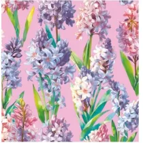 Serwetki DAISY Lunch SD 330x330 Kwiaty fioletowo-r�owe 010201