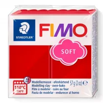 Staedtler Masa termoutwardzalna Fimo 57g czerwie witeczna