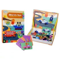 Puzzle Magnetyczna ukadanka policja Leantoys