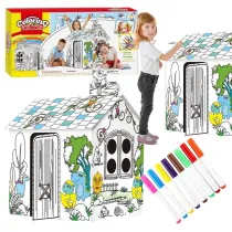 Domek kartonowy do malowania XXL Maksik