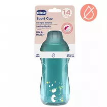 Chicco Kubek niekapek termicz ze somk 266ml turkus 14m+