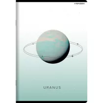 Top-2000 Zeszyt A5 Geo/Planet z marginesem linia, 9 mm 60 kartek