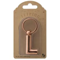 If Metalowy brelok do kluczy litera L Keyring