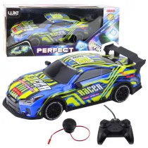 Samoch�d sportowy R/C niebieski ��ty LeanToys