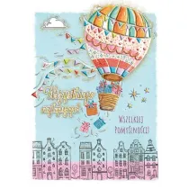 Henry KARNET OKAZ A5 Z KOP ZLOC BALON Z PREZENTAMI HE
