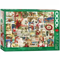 Puzzle 1000 el. Vintage Christmas Cards Eurographics