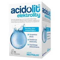Acidolit Elektrolity preparat nawadniaj�cy dla niemowl�t suplement diety 10 sasz.