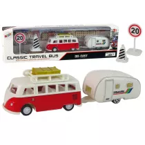 Bus z przyczep� campingow� LeanToys