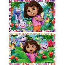 Puzzle dla dzieci 2D: Dora 2x24el Ravensburger