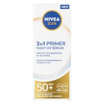 Nivea Sun 2 in 1 Primer Daily UV Serum baza i serum do twarzy SPF50+ 30 ml