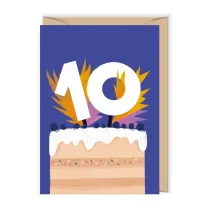 Karnet Urodziny 10