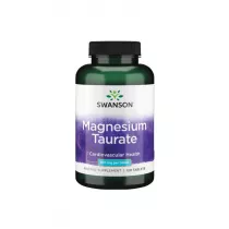 Swanson Taurynian Magnezu 100mg Suplement diety 120 tab.