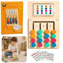 Uk�adanka logiczna dla dzieci z kartami LeanToys