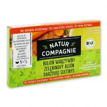 Natur Compagnie Bulion - kostki warzywne bez zawartości drożdży 80 g Bio