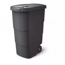 Prosperplast Keden kosz na mieci wheeler - czarny recykling 90 l