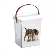 Pets Collection Pojemnik z uchwytem na karm dla kota