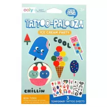 Tatua�e zmywalne mini Tattoo Palooza - Lody Ooly
