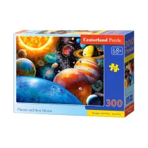 Puzzle 300 el. Planety i ich ksiyce Castorland