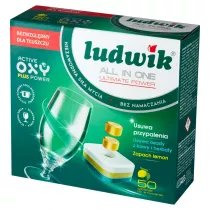 Ludwik Tabletki do zmywarek All in one Lemon 50 szt.