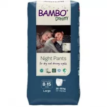 Bambo Nature Pieluchomajtki dla dzieci na noc Bambo Dreamy 8-15 lat (35-50 kg) 10 szt.