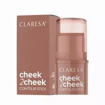 Claresa Cheek 2 Cheek Contour Stick bronzer w sztyfcie 01 Neutral 5.5 g