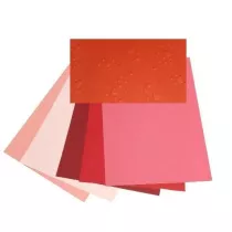 Galeria Hobby Karton wyt�aczane serca 220g, 25x35cm, 5 arkuszy