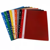 Biurfol Skoroszyt twardy zawieszany PVC granat (10szt)