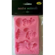 Galeria Hobby Forma silikonowa Ba�wan, Miko�aj, Anio� 13x8.5cm