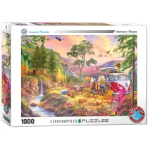 Puzzle 1000 el. VW Bus Camper`s Paradise by Eurographics
