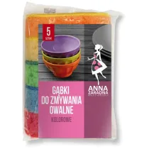 Anna Zaradna Gbki do zmywania owalne kolorowe