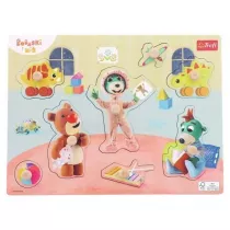 Puzzle drewniane medium Bobaski i Mi 61629 Trefl
