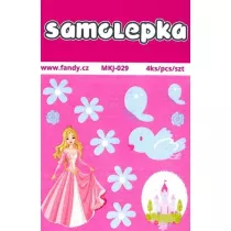 Fandy Naklejki papierowe Mini Ksi�niczki