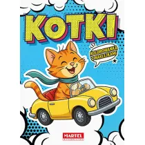 Kolorowanka komiksowa. Kotki z naklejkami