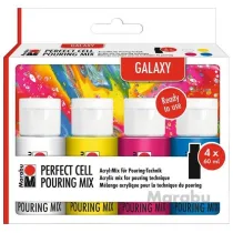 Marabu Farby Pouring Mix Galaxy 60ml 4 kolory