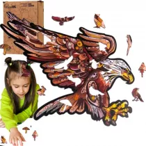 Puzzle drewniane eko 125 el. Orze� karpacki A3 Maksik