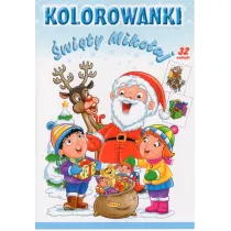 �wi�ty Miko�aj. Kolorowanki