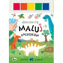 KSIAZECZKA EDUK 170X190 MALUJ PALUSZ DINOZAURY