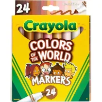 Crayola Markery zmywalne 24 kolory