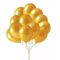 GoParty Balon z�oty metalik 80 szt.