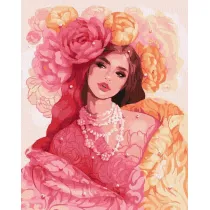 Ideyka Malowanie po numerach - Pi�kno i piwonie 40x50cm