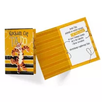 Kukartka Karnet DS-066 Kocham Ci� Tato
