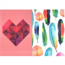 Hamelin Zeszyt A5 z marginesem mix kratka 96 kartek