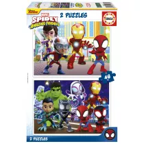 Puzzle 2x48 el. Spidey i Super-Kumple Educa